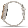 Часы GARMIN VENU SQ – MUSIC EDITION ROSE GOLD ALUMINUM BEZEL WITH LIGHT SAND CASE AND SILICONE BAND 010-02426-11