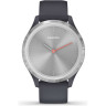 Часы GARMIN VIVOMOVE 3S серебристый циферблат с гранитно-синим ремешком 010-02238-20