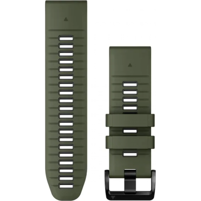 Ремешок для смарт часов GARMIN QUICKFIT 26 WATCH BANDS MOSS/GRAPHITE SILICONE 11473